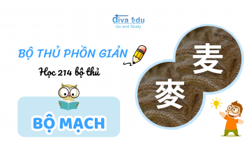 [BỘ THỦ PHỒN GIẢN] HỌC 214 BỘ THỦ: BỘ MẠCH