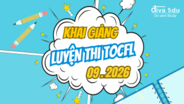 LỊCH KHAI GIẢNG CÁC LỚP LUYỆN THI TIẾNG HOA TOCFL THÁNG 09/2026